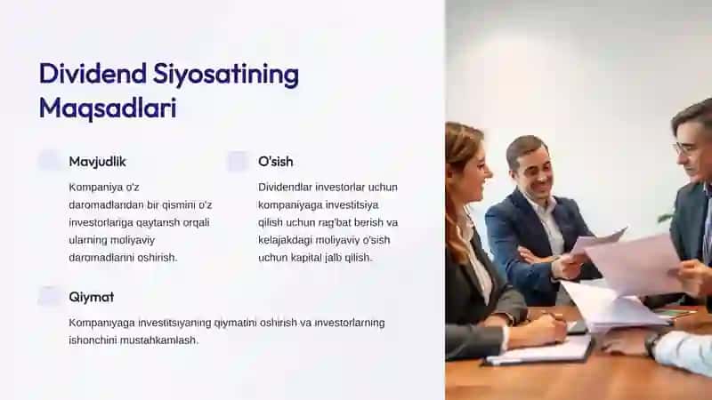Dividend Siyosati va Ichki Moliyalashtirish 4