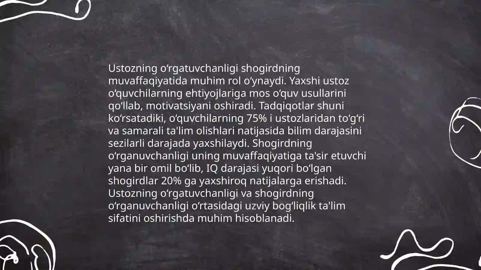Ustoz va Shogirdning Juda Munosabati 4