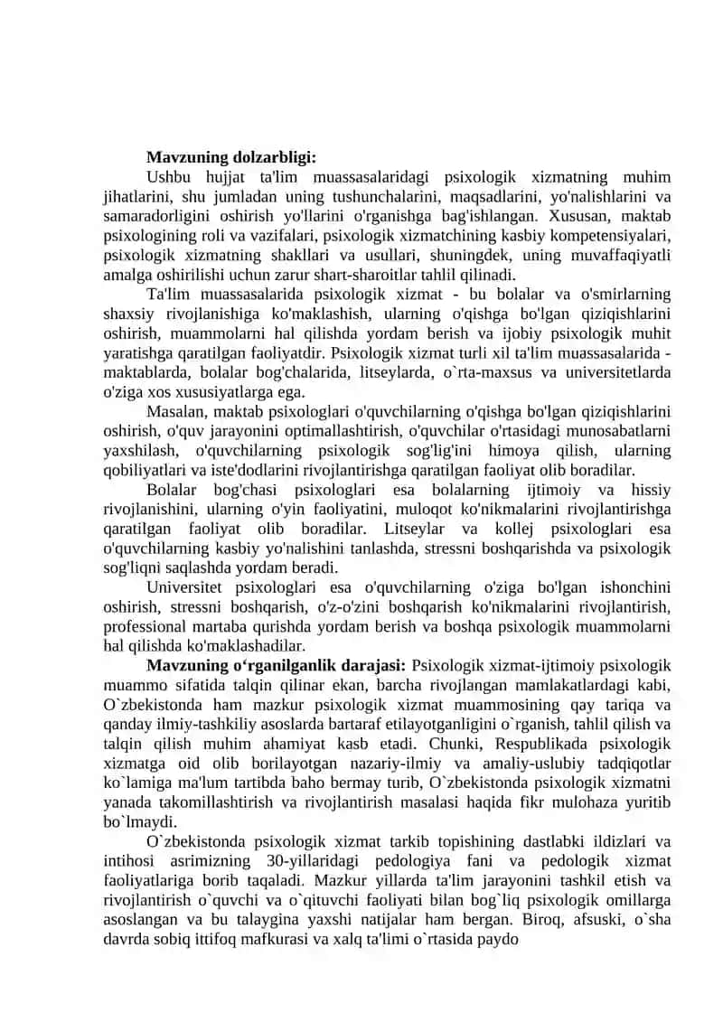 Ta`lim muassasalarida psixologik xizmat 4