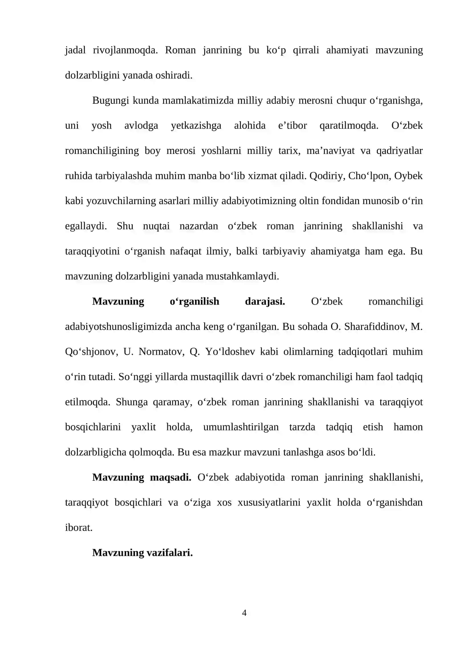 O‘zbek adabiyoti roman janri 4