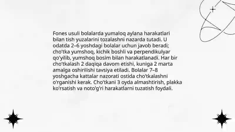 Tish tozalash usullari paxomov, leanardo, fones 4