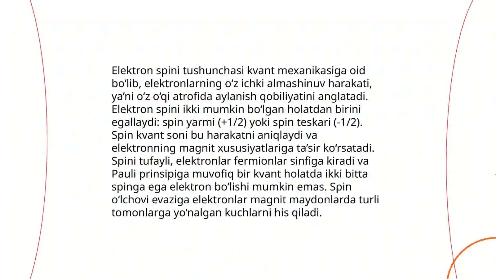 Ulenbek va Gandsmid tajribalari va elektron spini 4