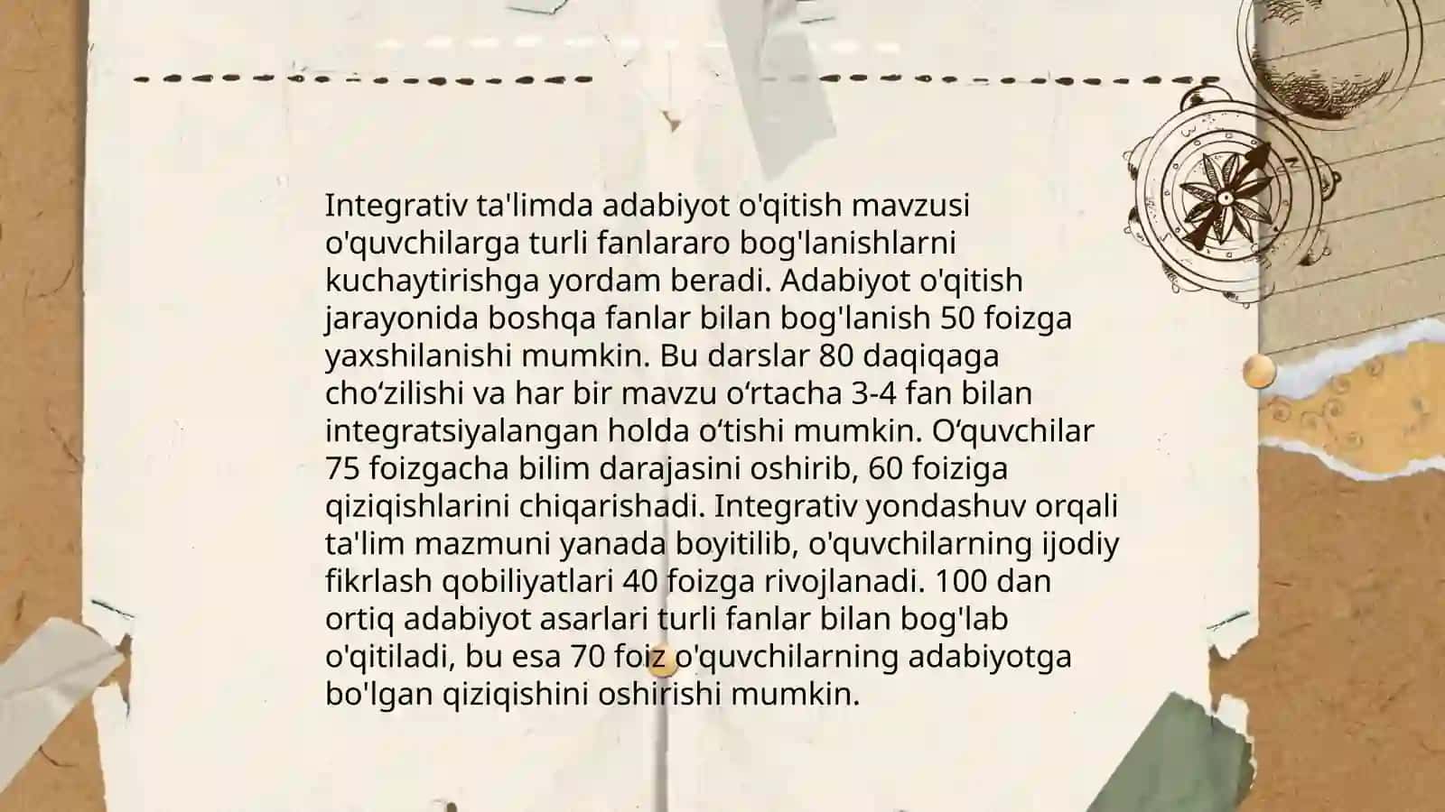 Adabiyot o'qitishga doir yondashuv 4