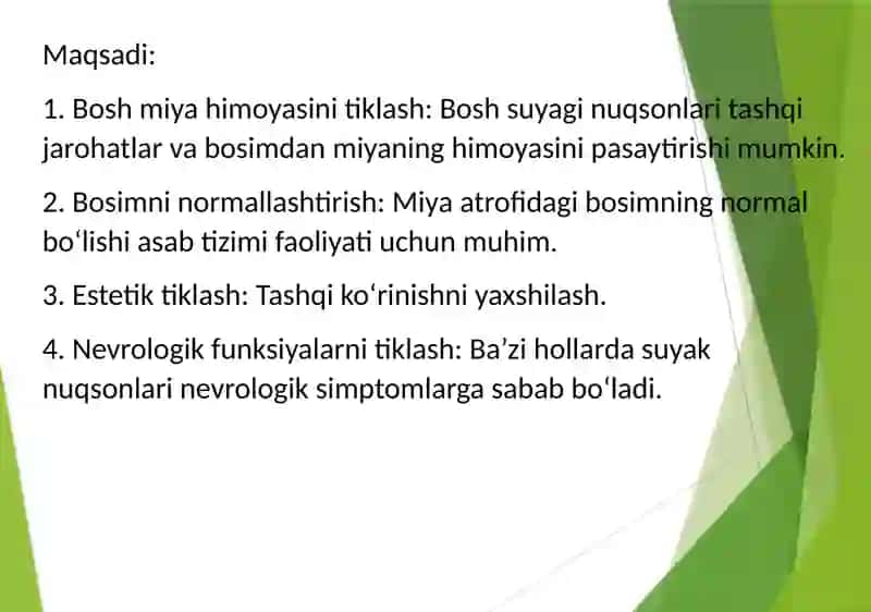 Funktsional kranioplastika 4