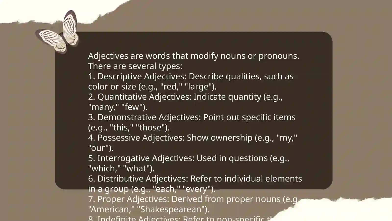 Adjectives 4