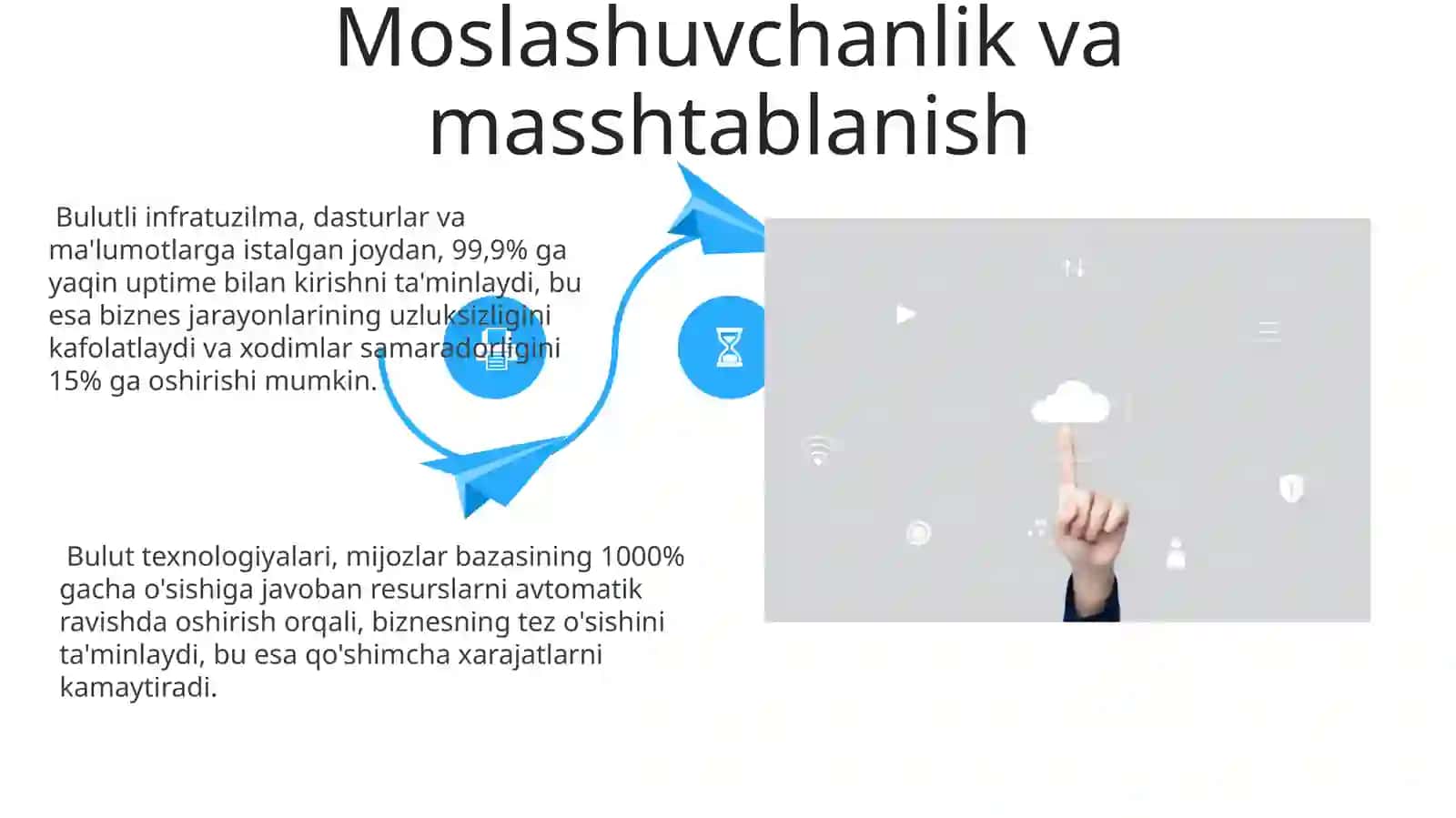 Bulutli texnalogiyaning afzalliklari 4