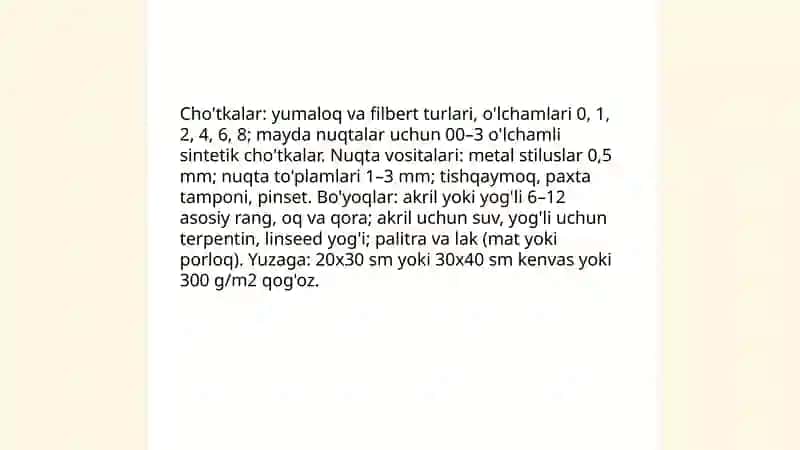Puantilizm uslubida natyurmort ishlash 4