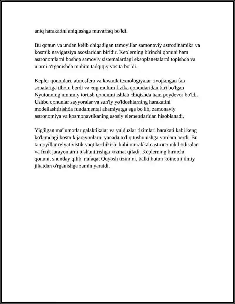 KEPLER QONUNI 4