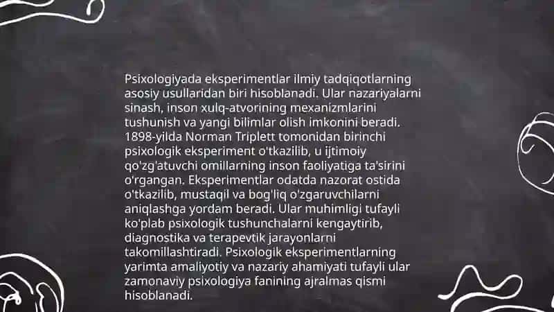 Psixalogiyada eksprimental metodining tarixi 4