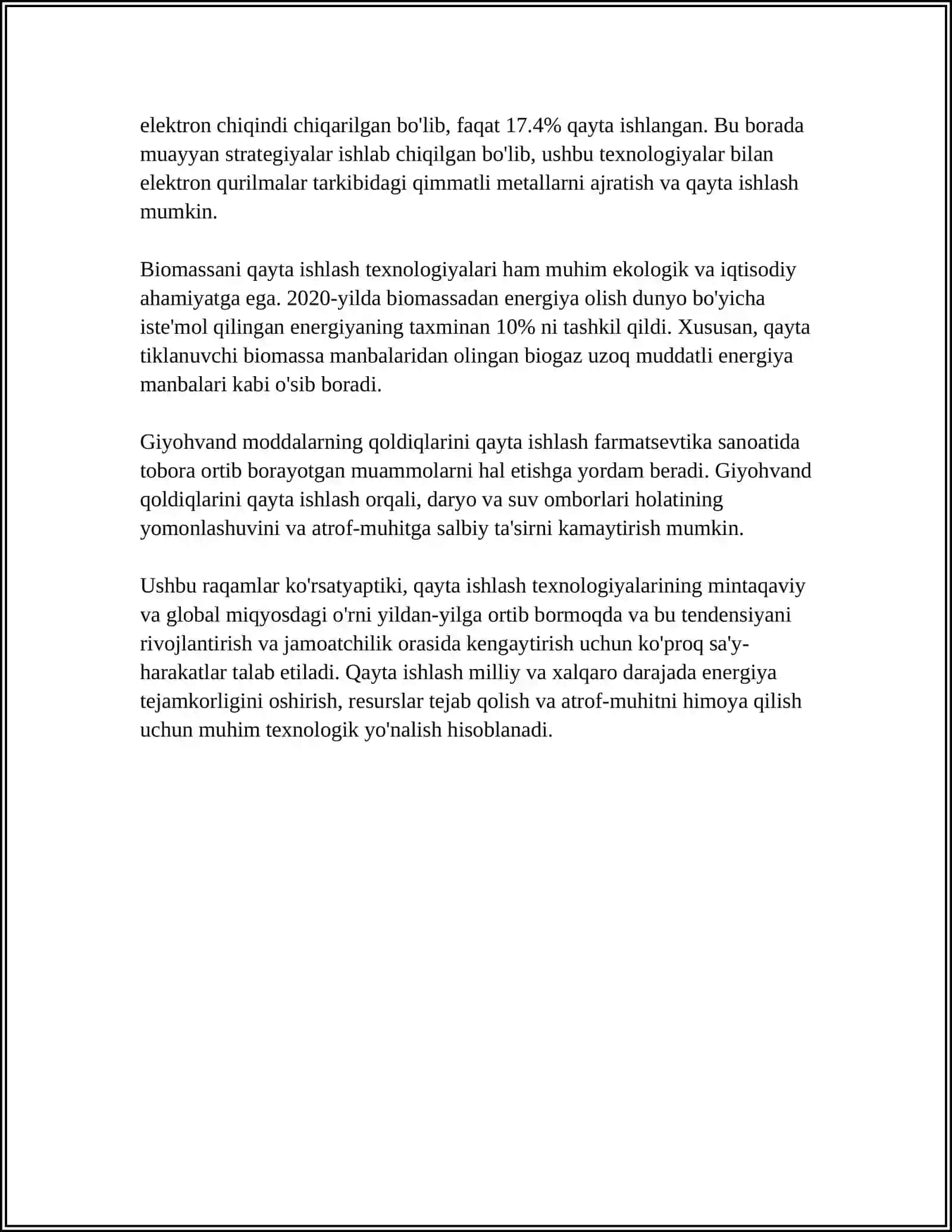 Qayta ishlash va gazni tozalash texnologiyalari 4