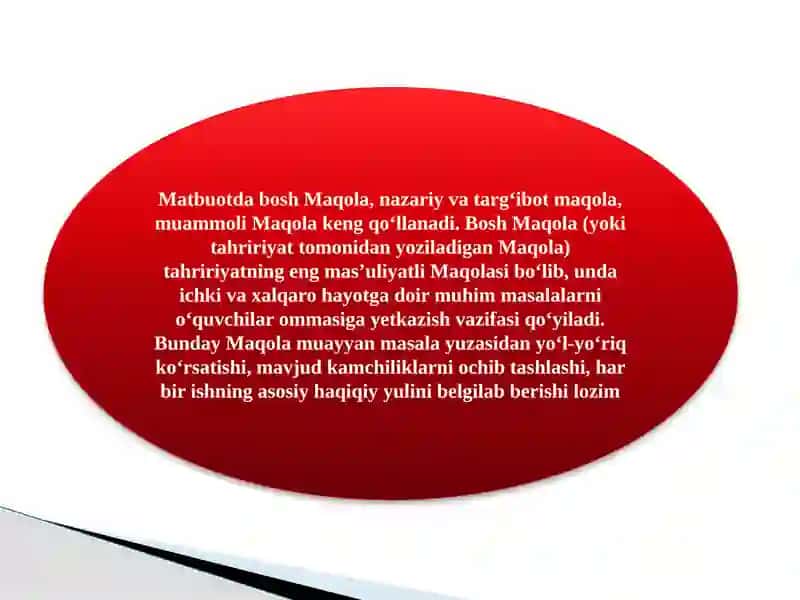 Maqola  va tezisning o`zaro farqli jihatlari 4