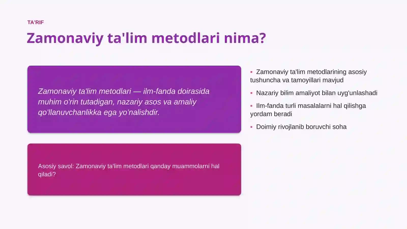 Zamonaviy ta'lim metodlari Tarixi va rivojlanishi 4