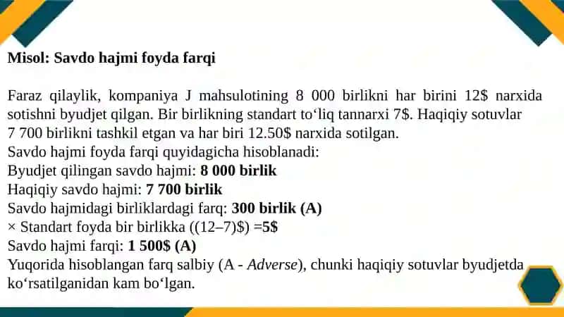 SAVDO VA OPERATSION TAFOVUTLAR HISOBOTI 4