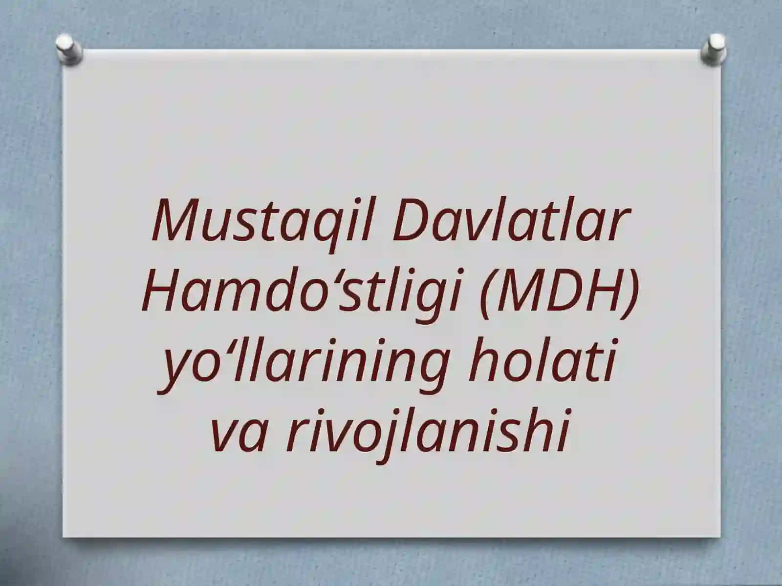 Avtomobil yo’li infratuzilmasi 4
