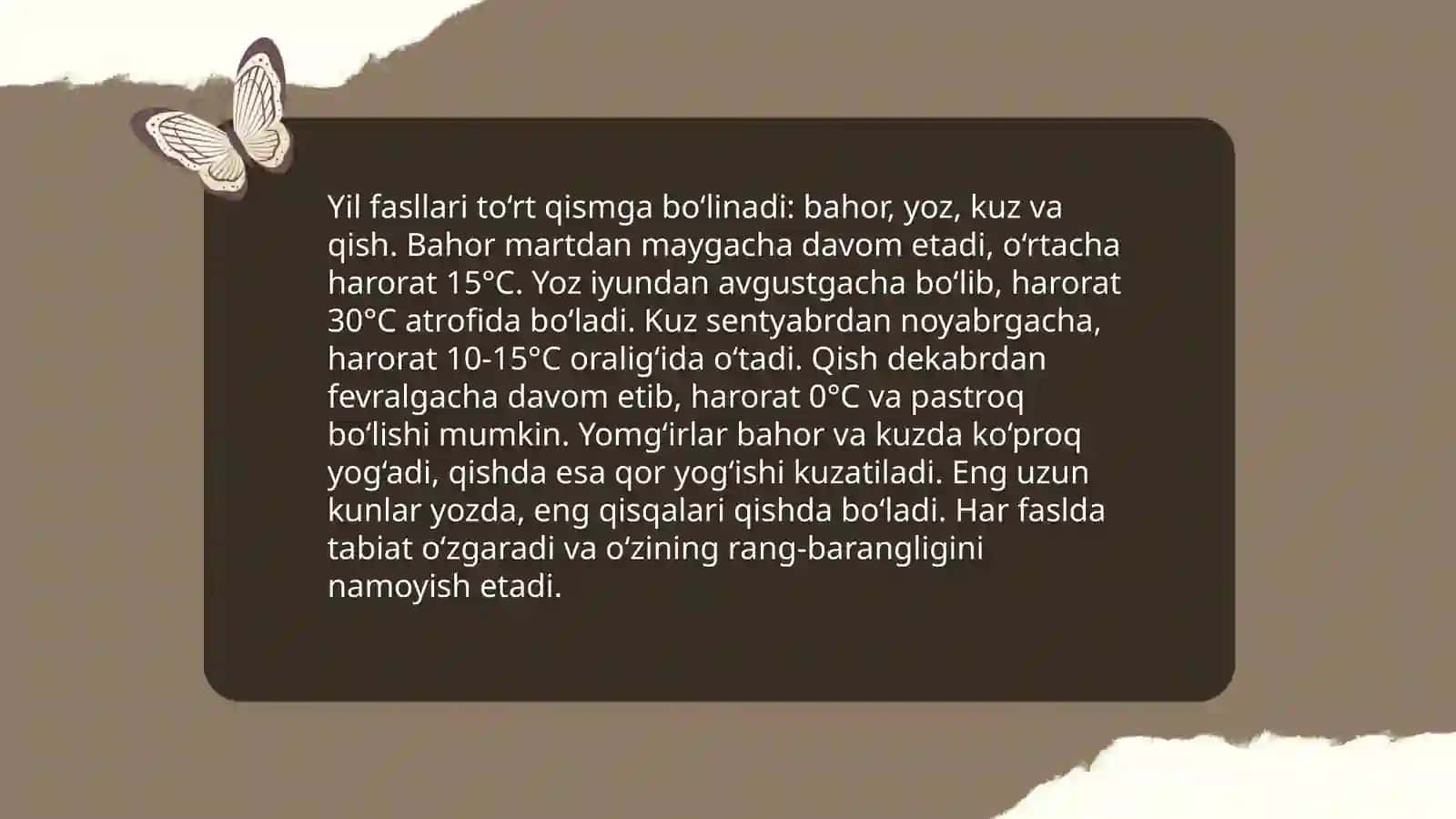 Tabiatni kuzatish 4