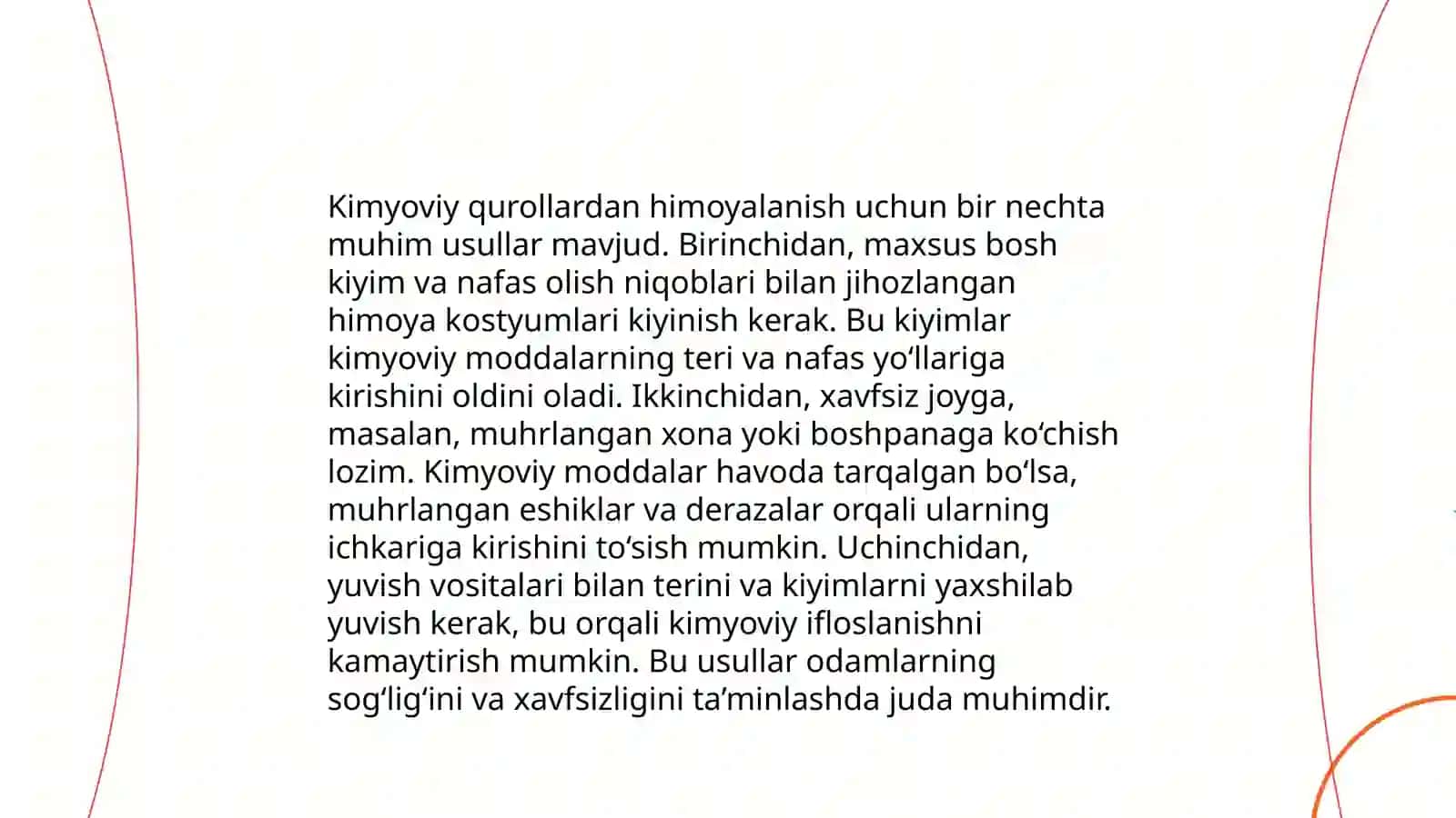 Ommaviy qirg'in qurollaridan himoyalash 4