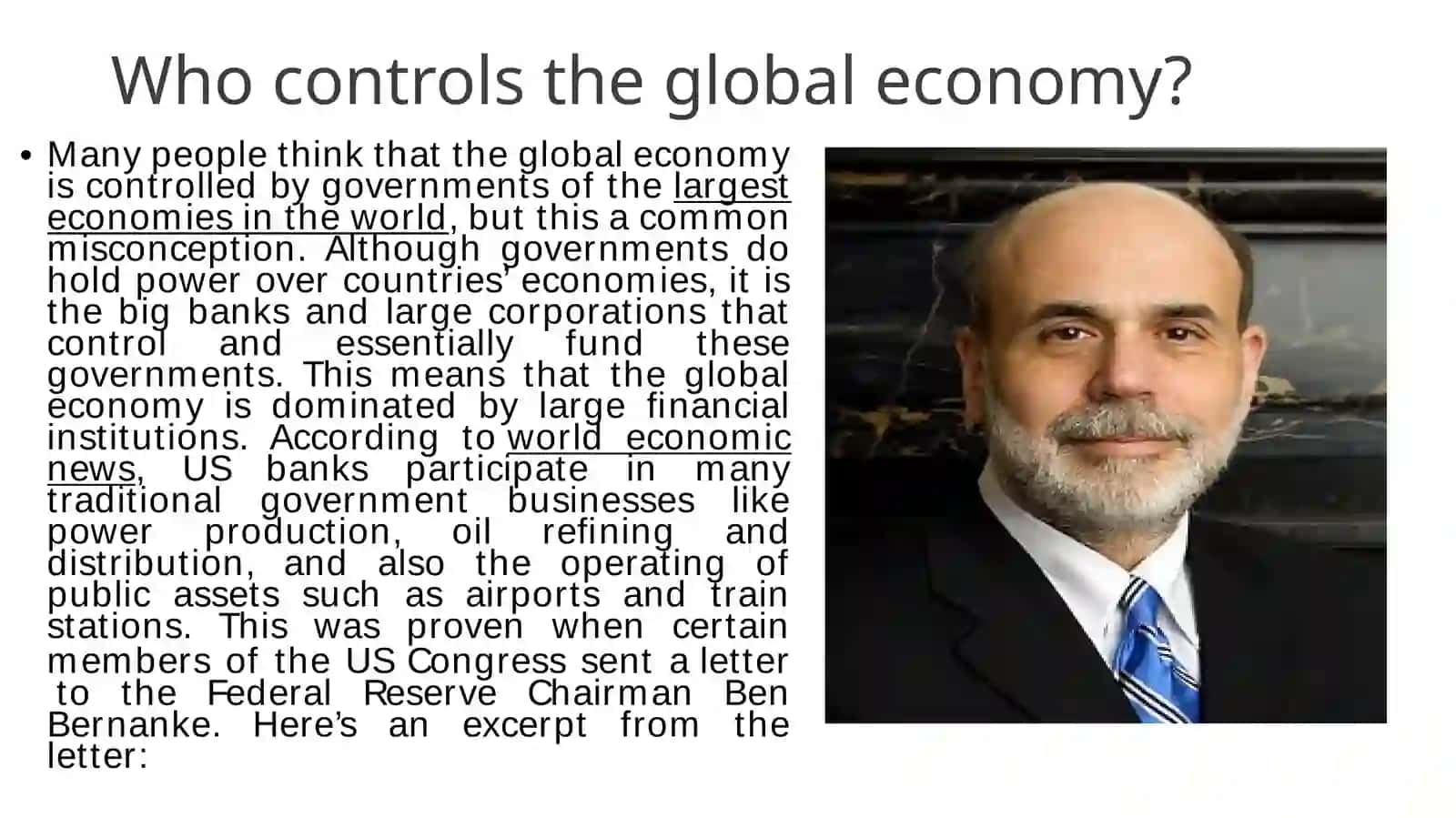 Essence of world economy 4