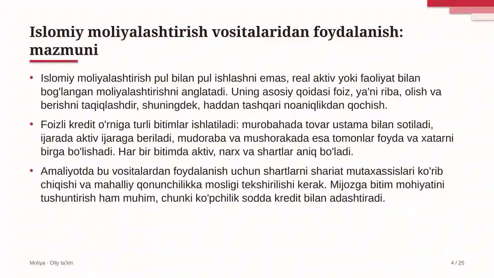 Ko'mir konlarida islomiy moliyalashtirish vositalaridan foydalanish 4