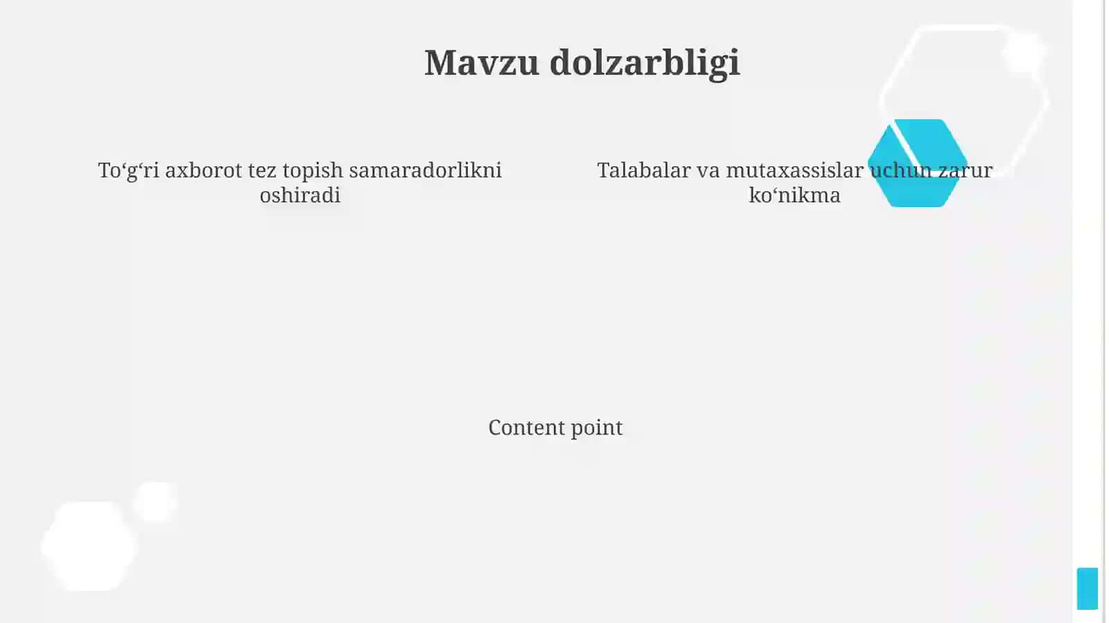 Internet va professional bazalarda axborot qidirish texnologiyasi 4