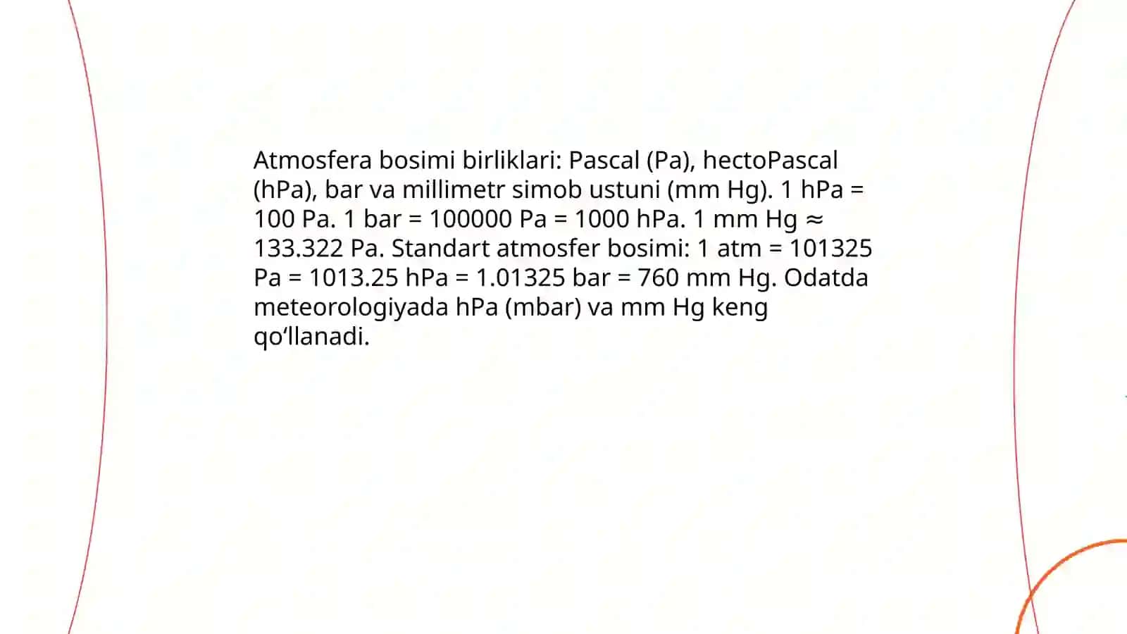 Atmosfera bosimi 4