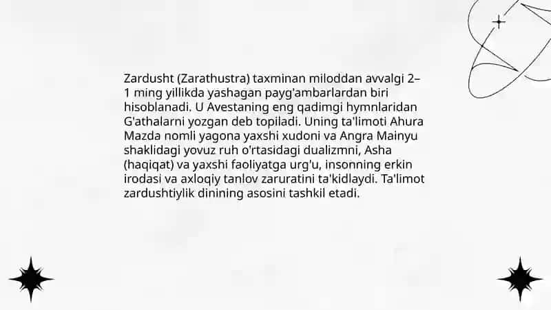Zardushtiylik dini va uning mohiyati 4