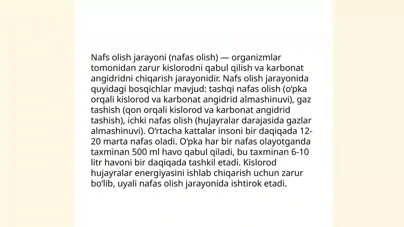 Nafas tizimining yosh xususiyati va gigienasi 4