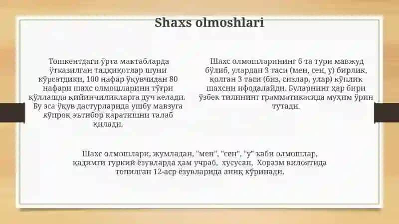 Soʻrash olmoshlari 4