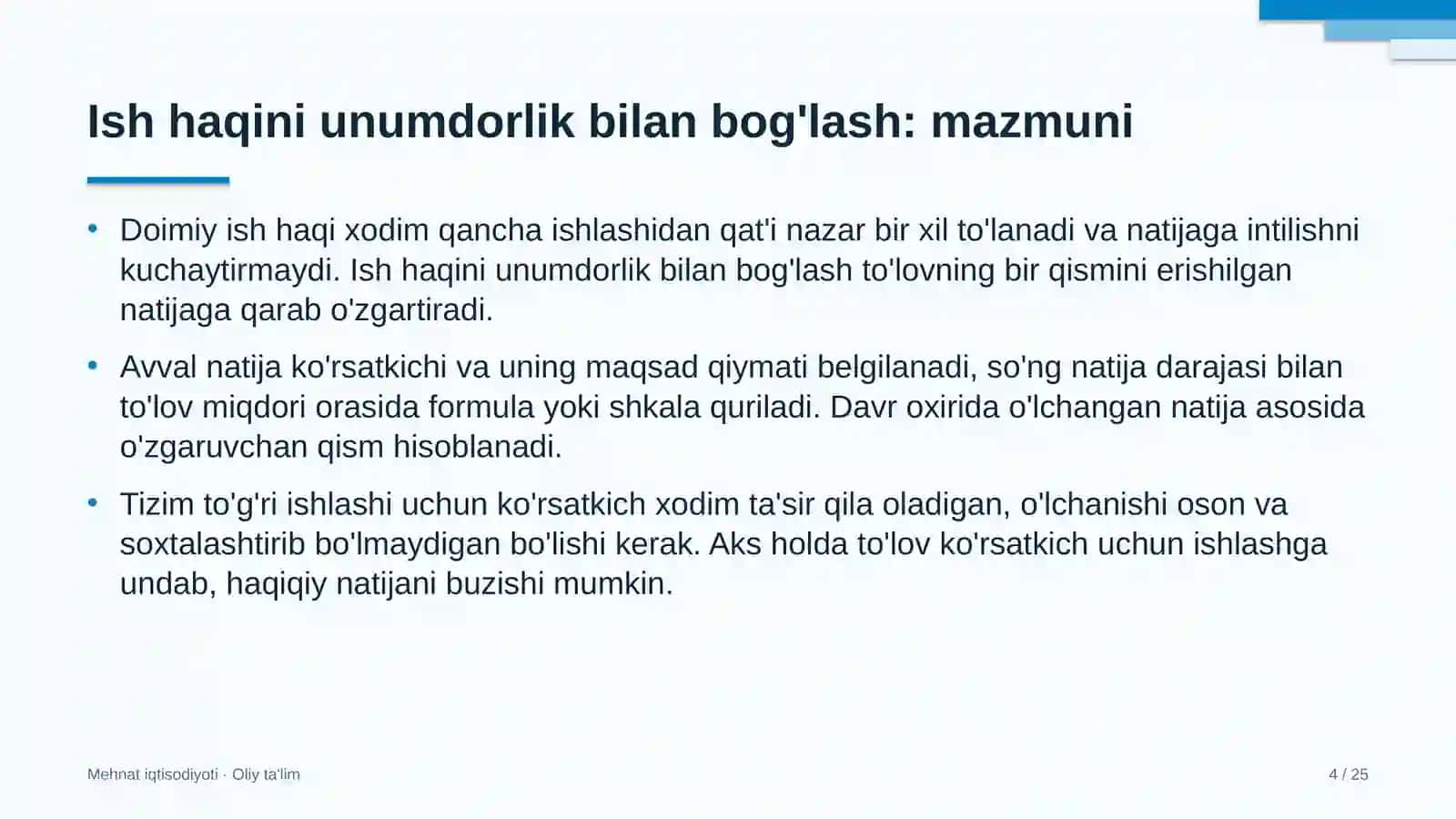 bolalar sog'lomlashtirish oromgohlarida ish haqini unumdorlik bilan bog'lash 5139 4