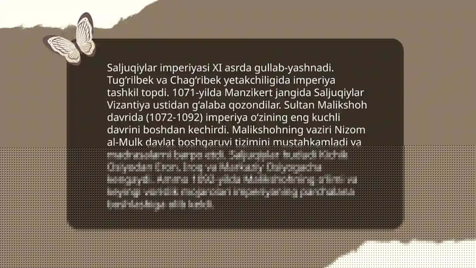 Saljuqiylar 4