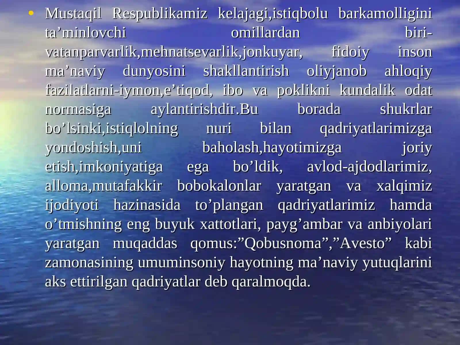 “AVESTO” IJTIMOIYHAYOT 4