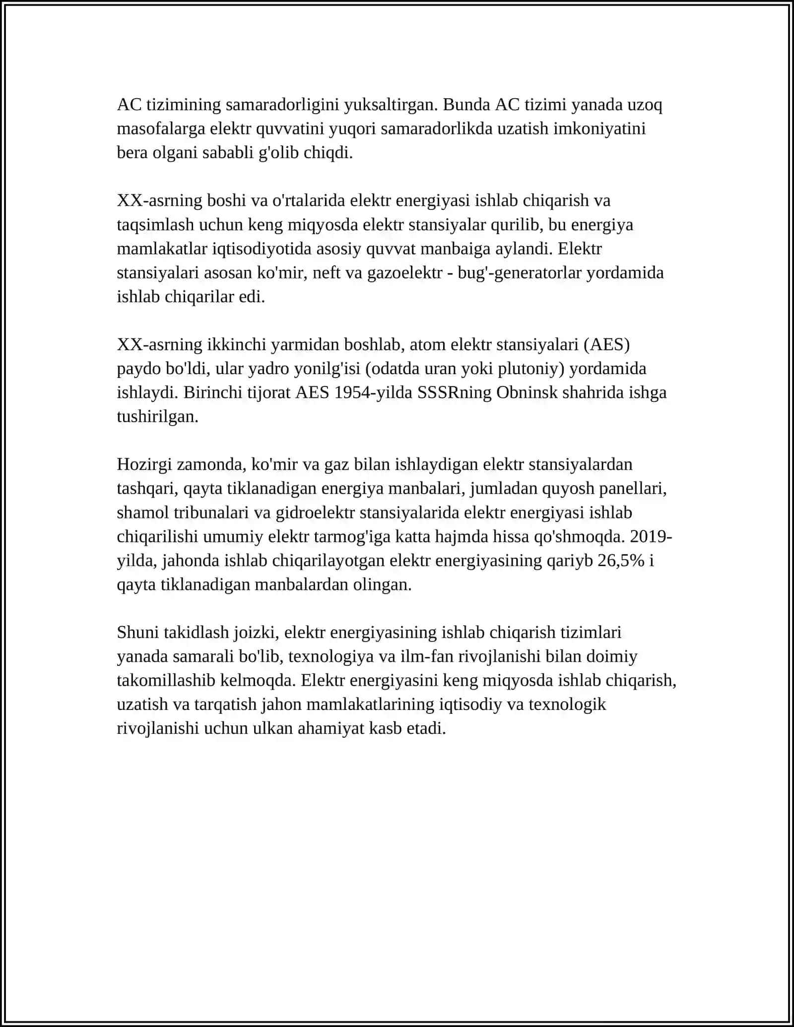 ELECTRIC POWER AND ENERGY 4