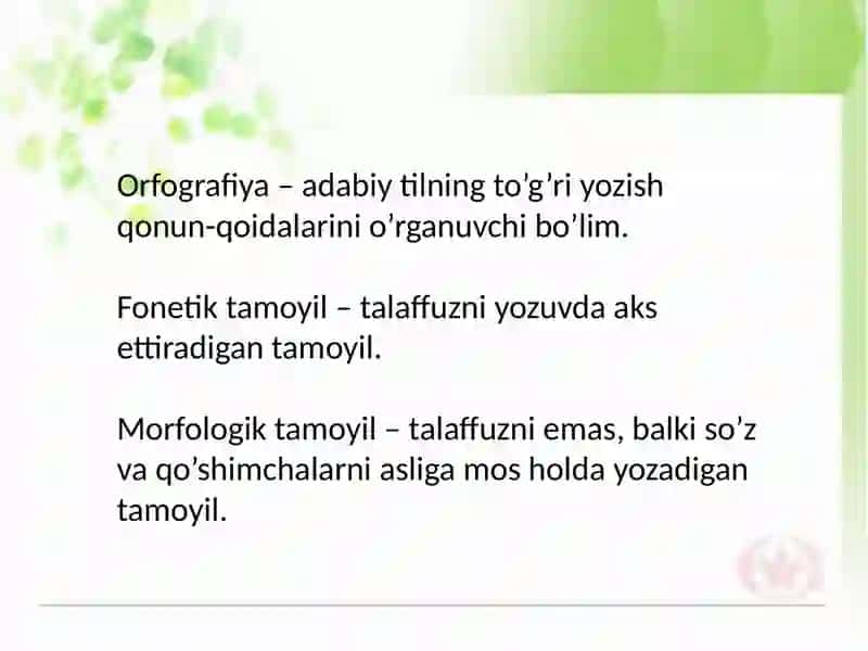 Orfografiya va orfoepiya 4