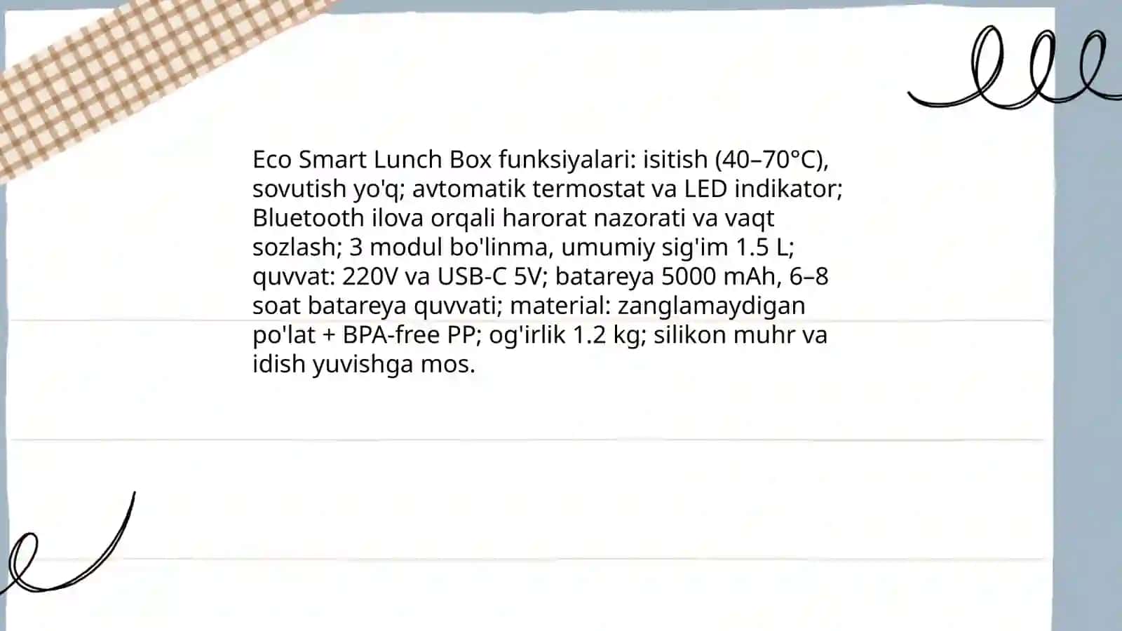 Eco Smart Lunch Box 4