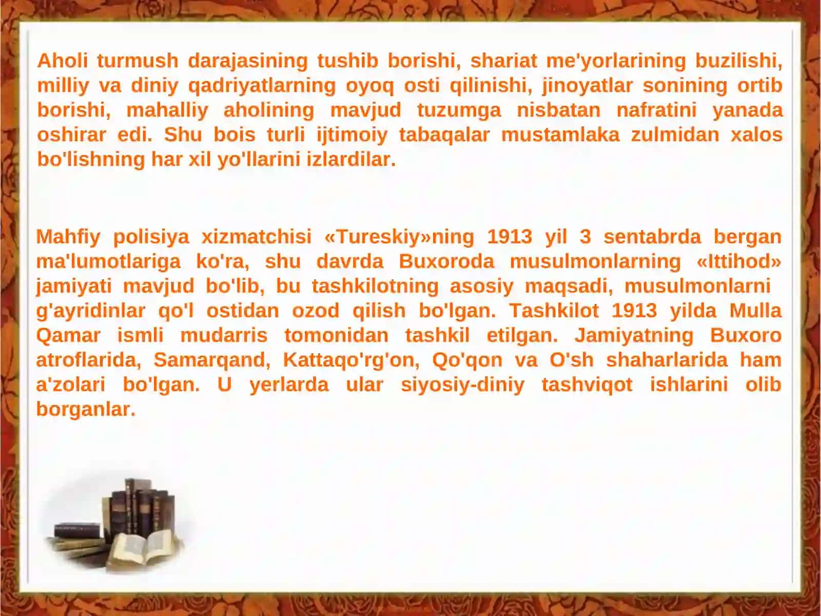 Turkistonda jadidchilik va ma’rifatparvarlik g’oyalari 4