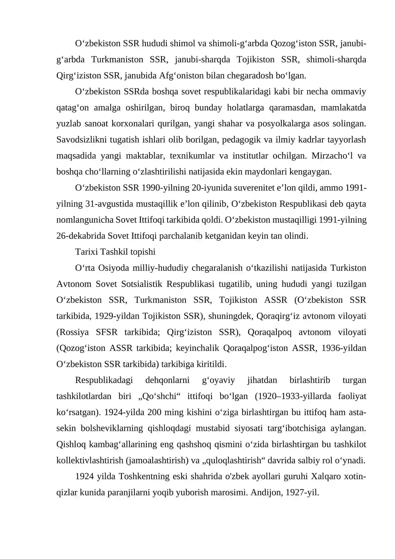 SOVET DAVRIDA O‘ZBEKISTONDA IJTIMOIY-SIYOSIY O‘ZGARISHLAR 4