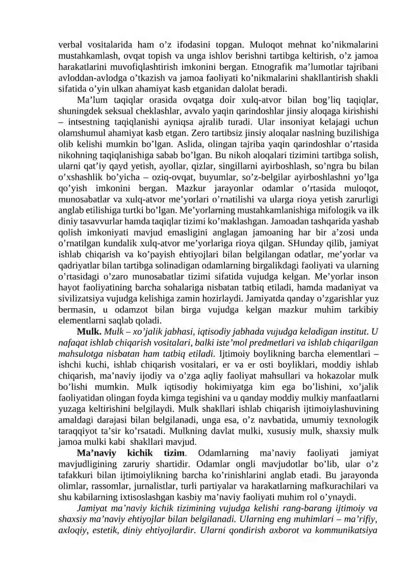 Jamiyat falsafasi 4