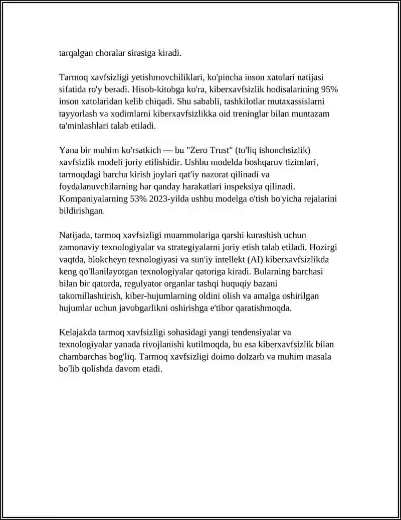 KIBIR XAVFSIZLIK 4