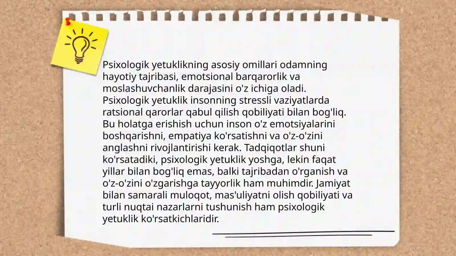 Shaxsning psixologik yetukligi 4