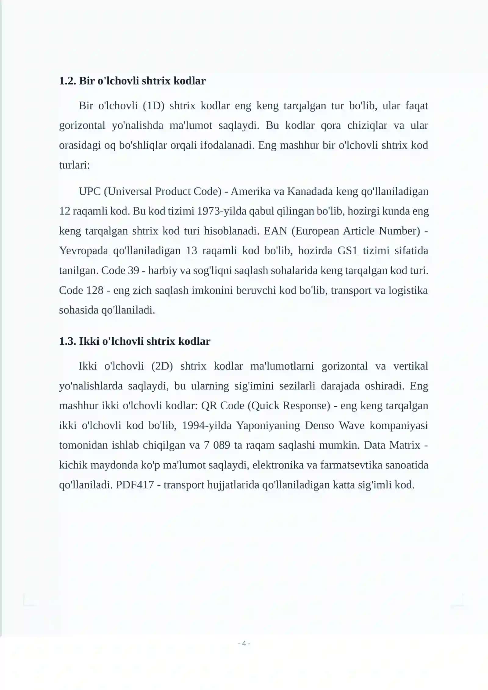 QADOQLASH MAHSULOTLARI TEXNOLOGIYASI 4
