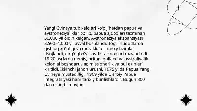 Okeaniya Meloneziya va Yangi Givineya xalqlari 4