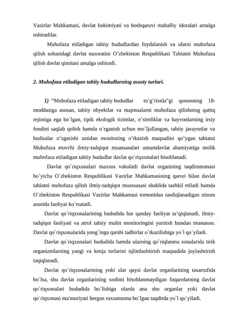 Muhofaza etiladigan tabiiy hududlar 4