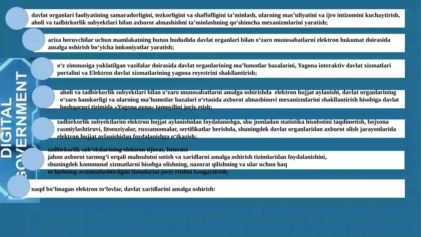 Elektron hukumat tushunchasi va asosiy tamoyillari 4