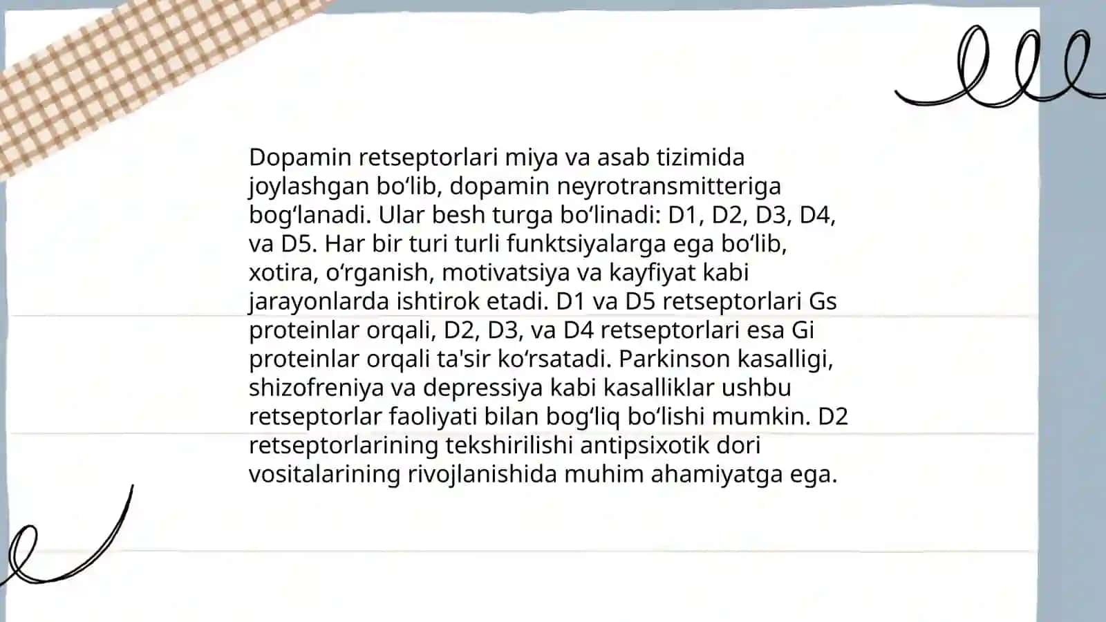 Farmakologiya fanidan mustaqil ishi 4