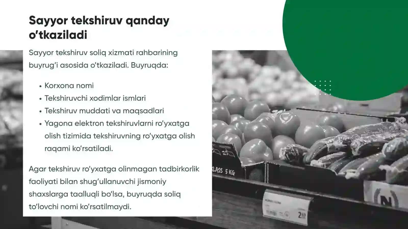 Sayyor soliq tekshiruvlarini tashkil etish va oʻtkazish tartibi 4