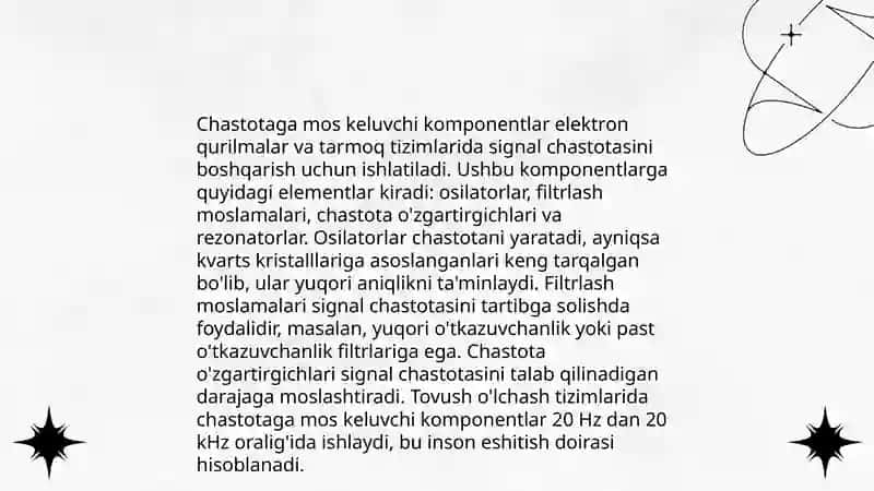 Chastotaga bogʻliq elektr zanjirlar tahlili 4