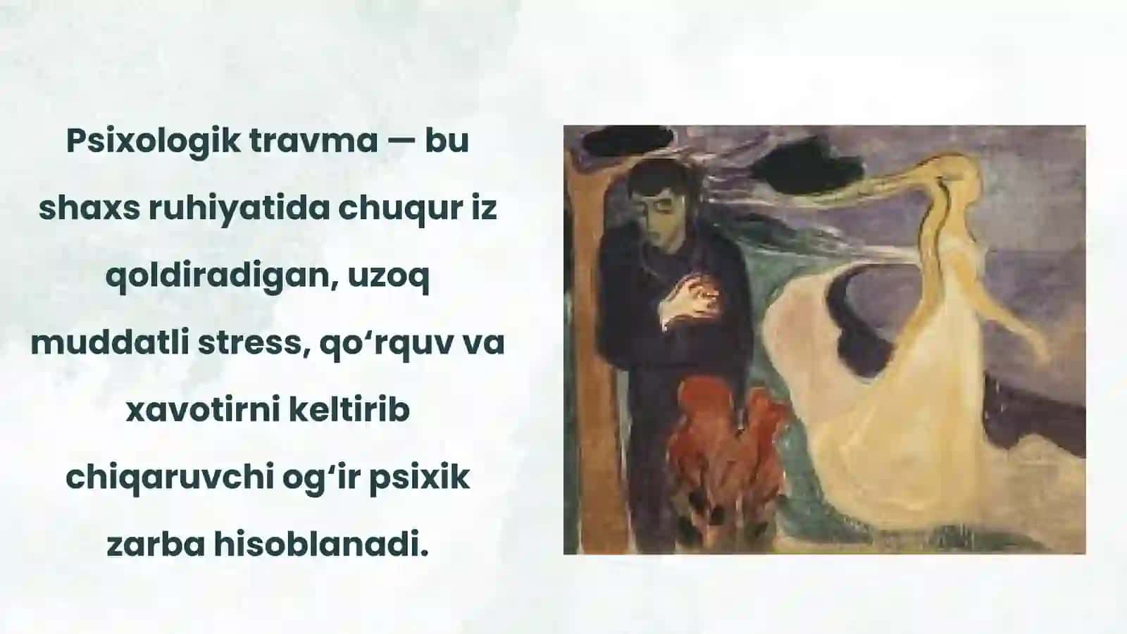 Travmadan keyingi vaziyatlarni yengish usullari 4