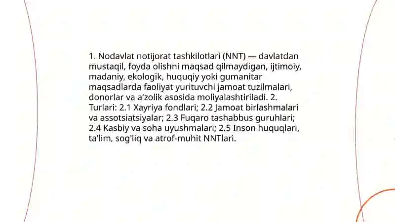 Davlat va nodavlat tashkilotlari 4