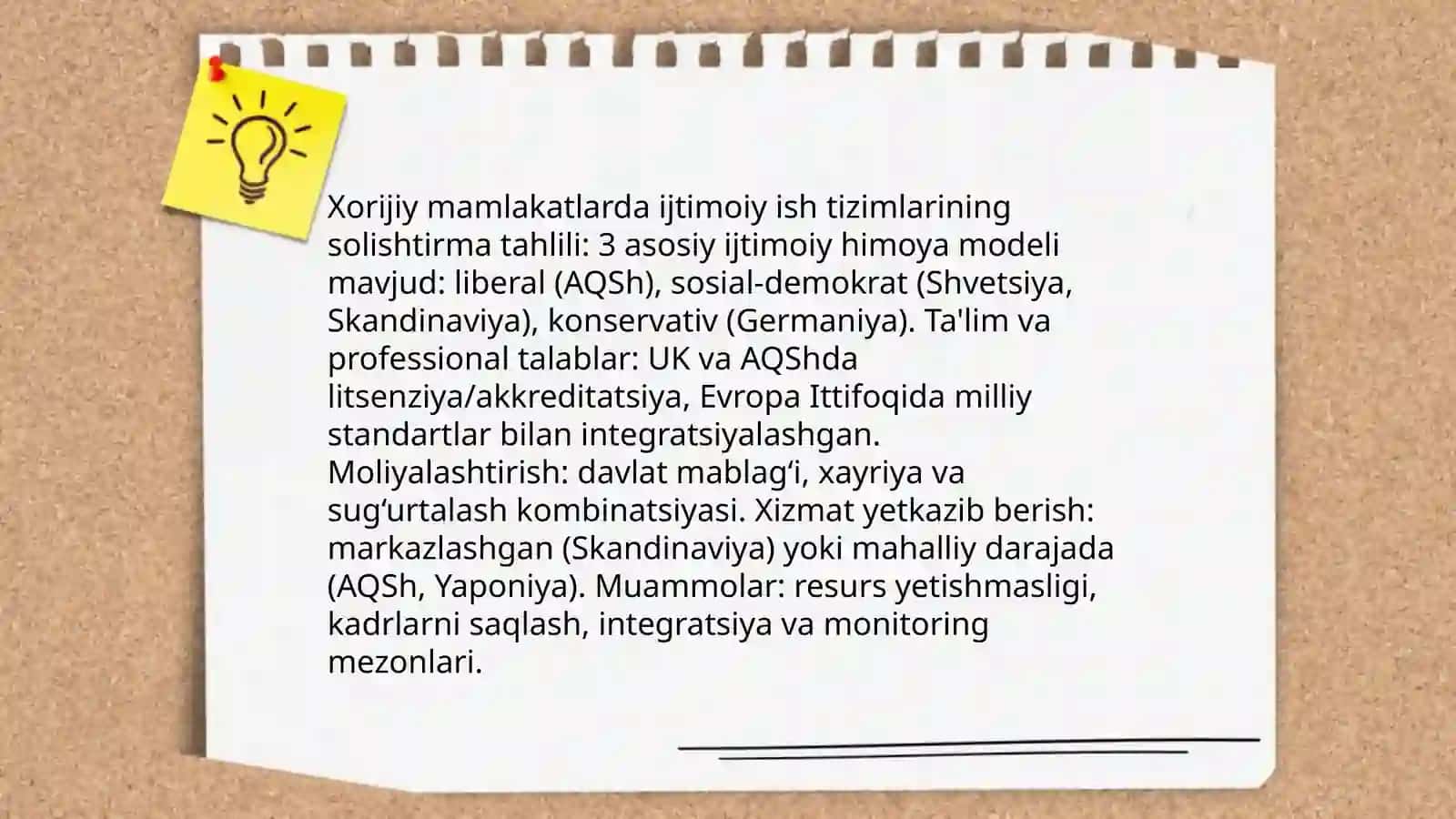 O'zbekistonda va Horijda ijtimoiy ish o'rni va uning ro'li 4