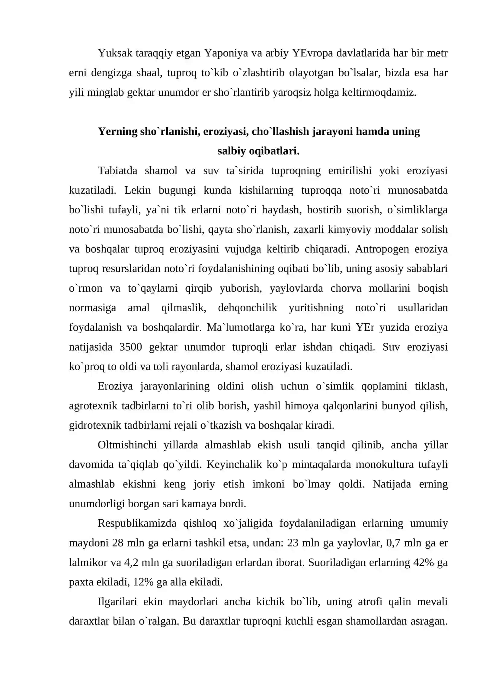 Tuproqning ifloslanishi va muhofazasi 4