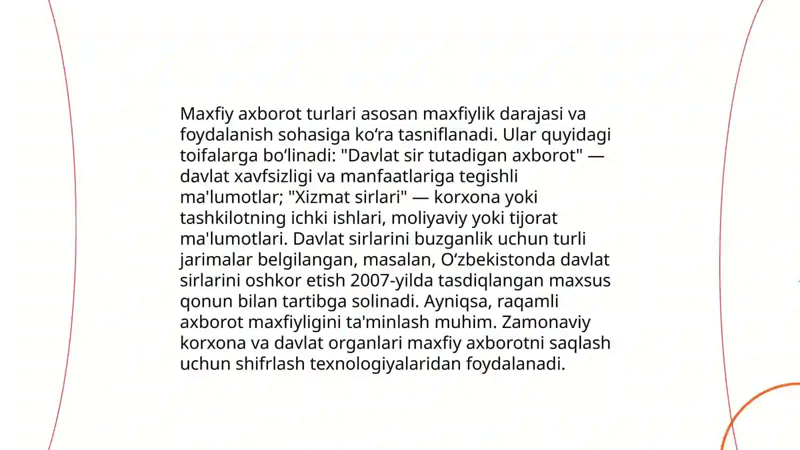 Axborot turlari va ishonchliligi 4